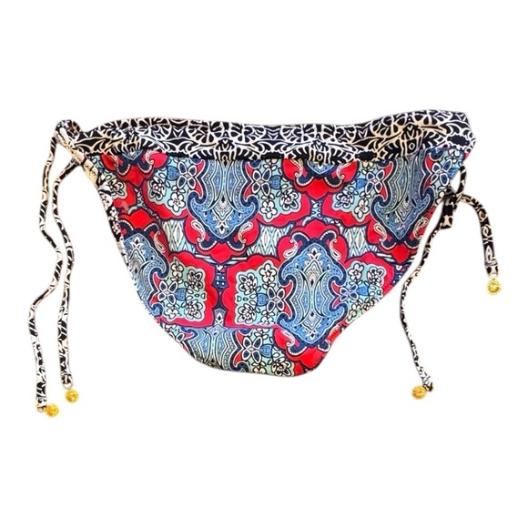 Tommy Bahama Summer Floral Reversible String Bottom NWOT - Picture 3 of 5